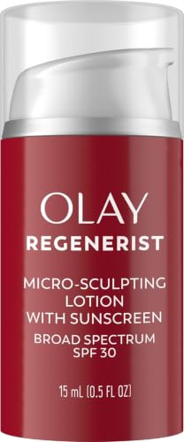 Face Moisturizer by Olay Regenerist Micro-Sculpting Cream With Sunscreen Advanced Anti-Aging 50ml Packaging may Vary