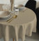 Rollmayer Tischdecke Tischtuch Tischwäsche Gastronomie Kollektion Vivid Uni einfarbig pflegeleicht waschbar 21 Farben zur Auswahl, Produkt für den täglichen Gebrauch(Beige 3, Oval 120x220cm)
