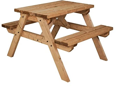 CLASSIC Traditional Pub and Garden Style Bench - Commercial Grade - Heavy Duty - Rustic Brown (4ft)