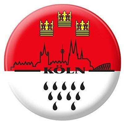 Flaschenöffner - Köln Wappen Skyline - 17090 - Gr. ca. 5,7 cm