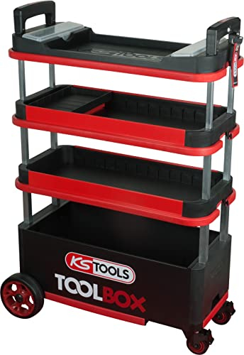 KS Tools 895.0015 Toolbox Werkzeugwagen/Montagewagen, Absenkbar und Verschließbar