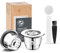 i Cafilas 2 Capsulas Recargables Rellenables Reutilizables de Acero Inoxidable Para Nespresso + Cucharadita + cepillo de limpieza