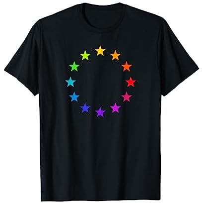 Europa Symbol Logo Zeichen Sterne Kranz EU Flagge Fahne T-Shirt
