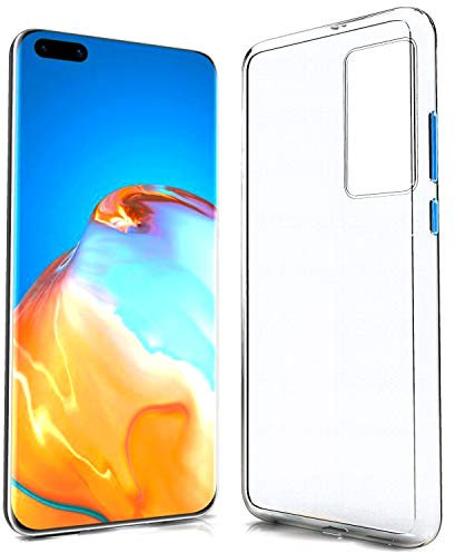 Newtop Cover Compatibile per Huawei P40/Lite/Lite E/PRO, Custodia Morbido TPU Clear Protettiva Gel Silicone Trasparente Slim Sottile Case Posteriore (per P40 PRO)