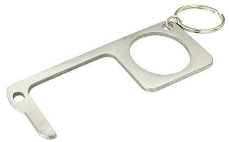 No Touch Corona Door Opener Hook Tool Keyring No Contact Keypad Tool (8.8 x 3.8cm)