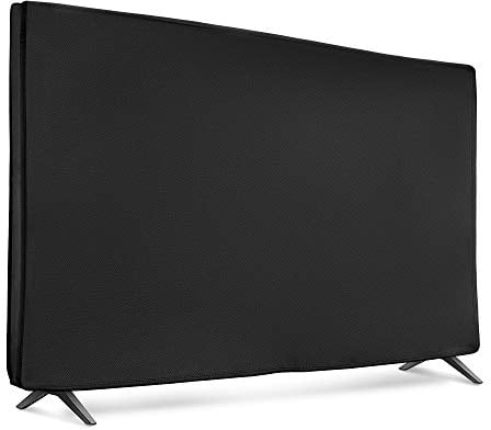 kwmobile 40 TV Hülle - Indoor Fernseher Bildschirmschutz Abdeckung - TV Bildschirm Staubschutzhülle - Schwarz