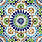 Cerames piastrelle ceramiche marocchine Fara – ceramiche piastrelle mosaico decorative per il bagno, la cucina, sotto le scale | Piastrelle colorate marocchine con motivo orientale 20x20 cm