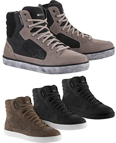 Alpinestars J-6 wasserdichte Schuhe (Black/Gray/White,9.5 (42.5))