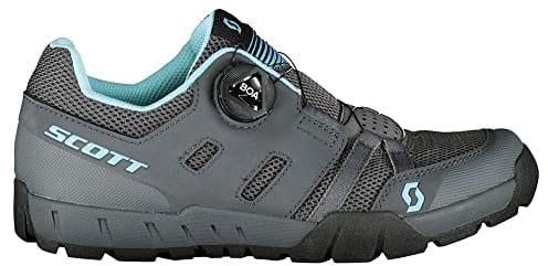 Scott Sport Crus-r Flat Boa Damen MTB Trekking Fahrrad Schuhe grau/blau 2022: Größe: 40