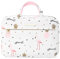 Kulturbeutel, Dizdvizd Reise Kulturtasche zum Aufhängen, Große Waschtasche, Wasserdicht Waschbeutel Kosmetiktasche Organizer für Damen & Mädchen- Flamingo
