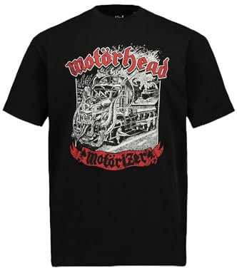 JP 1880 Herren große Größen Übergrößen Menswear L-8XL T-Shirt, Bandshirt, Motörhead, Halbarm, bis 8 XL schwarz 3XL 795981130-3XL