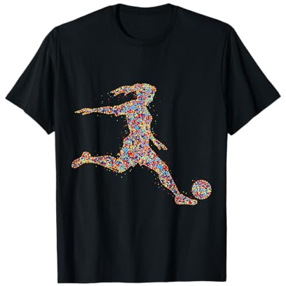 Fußball Mädchen Fußballerin Frauen T-Shirt