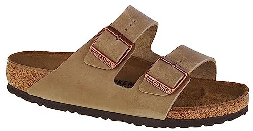 Birkenstock Arizona NU Oiled 0352201, Unisex slides, brown, 48 EU