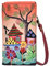 Anna by Anuschka Damen Geldbörse Handgemalte Frauen Echtes Leder Telefon Brieftasche Organizer Crossbody, Village of Dreams