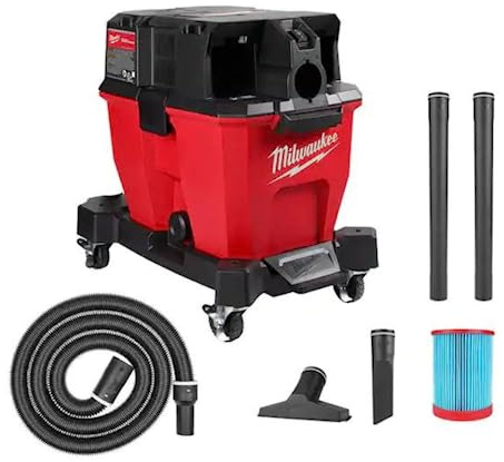 Milwaukee 0920-20 M18 Fuel 9 Gallon DualBattery Wet/Dry Vacuum (Bare Tool)
