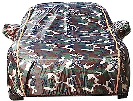 Autoabdeckung für Citroen C3 Pluriel | Maßgeschneiderte Oxford-Stoff-Autoplane für den Außenbereich, Regen- und schneesichere Vollgarage mit reflektierenden Streifen