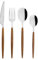 Cubertería de 24 piezas acero inoxidable gama ORMA con 6 cuchillos L 23 cm, 6 tenedores L 19,5 cm, 6 cucharadas L 19,5 cm y 6 cucharaditas L 14 cm