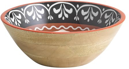 APS 1055 Mango Bol en bois de manguier avec revêtement intérieur en résine époxy Ø 30 cm 3 l