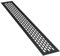 sossai® Rejillas de ventilación de aluminio - Alucratis (1 pieza) | Rectangular - dimensiones: 80 x 6 cm | Color: negro | rejilla de aire