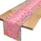 Tischläufer Geburtstag Rosa, Tischdecke Geburtstag mit Bunte Sterne, Happy Birthday Tischläufer zum Geburtstag, Tischdeko Geburtstag für Junge Mädchen Party Geburtstagsdeko, 180 x 35 cm