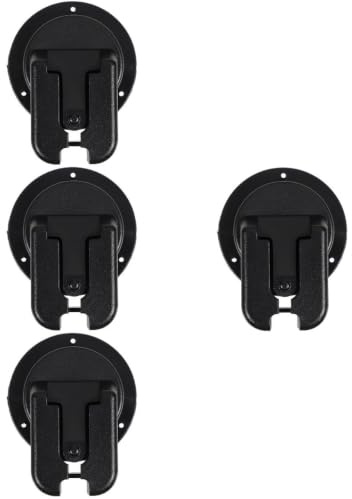 Housoutil 4 Stück Halterung für Mikrofonhaken Befestigungszubehör für Autoradios Autohaken Handyständer Clips zum Aufhängen von Mikrofonen Mikrofonhalter für Autoradio Handheld handyhalter