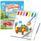 ZMLM Peinture avec Livres d'Eau pour Tout-Petits avec Pinceau, Feutres Coloriage Kits de Loisirs Créatifs, Activites Manuelles Papier de Peinture Aquarelle Enfants 3 4 5 6 7 8 Ans - Véhicules à Moteur