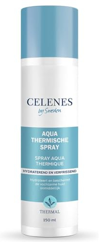 CELENES by Sweden Spray Eau Thermale, 150ml - Brumisateur Eau Visage Naturelle 100% - Brumisateur Visage Sans Alcool, Parfum/Parabèn - Brumisateurs Eaux Thermales Sûrs - Sprays Et Brumes Hydratantes