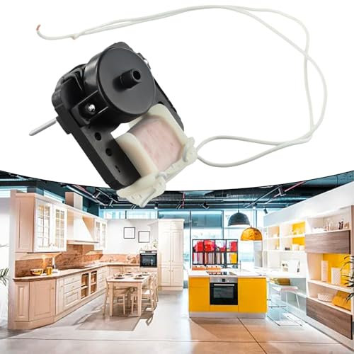 LVYXON Replacement Part for Refrigerator Fan Motor, 220V-240V Cooling Motor for Freezer Evaporator, Fridge Freezer Evaporator Fan Motor