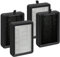 4-Pack LV-H128 Replacement Filters, Compatible with LEVOIT LV-H128 / PUURVSAS (HM669A) / ROVACS (RV60) Air Purifiers, 3-Stage Filtration System, Replace Part #LV-H128-RF