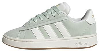 Adidas Performance Hb Spezial, Handball Erwachsene Unisex, Grüner Leinen, Weiß, Gold, Metallic, 43 1/3 EU