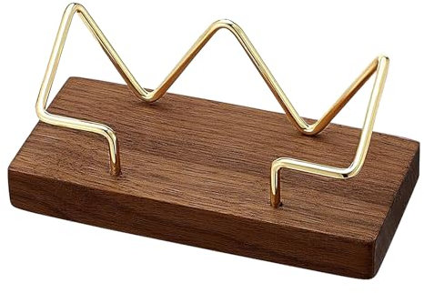 11,5x6x5,5 Cm Hêtre Porte-cartes En Bois Support Pour Cartes De Visite Porte-cartes De Visite De Bureau Pratique Comme Décoration À La Maison, Au Bureau Portes-cartes De Bureau Pour Cartes De Visite