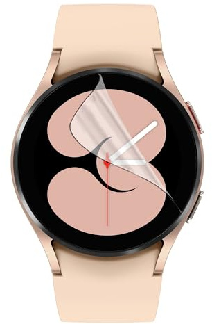 PHONILLICO Film Protection Ecran en Plastique pour montre Samsung Galaxy Watch 4-44mm [PACK 6] Ultra Resistant Ecran Protecteur