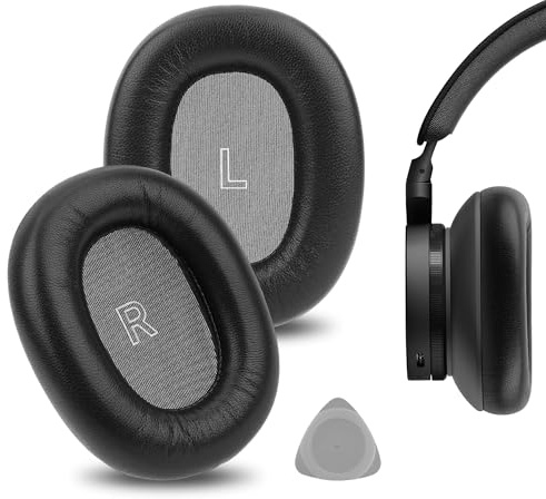Geekria Elite Ersatz-Ohrpolster aus Schaffell für Bang & Olufsen Beoplay H95 Kopfhörer, Ohrpolster, Reparaturteile, Schwarz