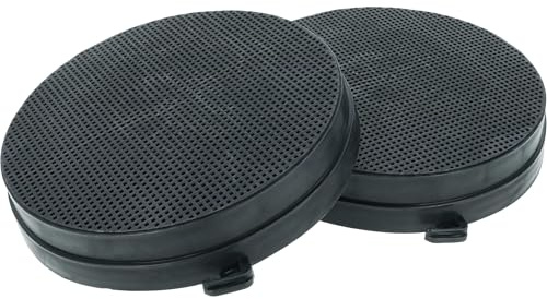vhbw 2x Aktivkohlefilter kompatibel mit Falmec GRUPPO INCASSO PLUS | PLUS NO-DROP, MURANO, NO-DROP, EVO, (800 M3/H) Dunstabzugshaube - 16,8 cm