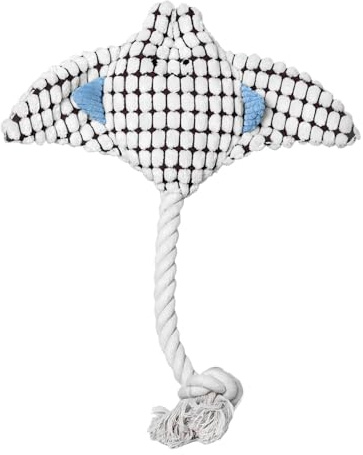 Unique Toys – Interaktiver Meerestier-Quietschkauer, Langlebiges Kauspielzeug Für Welpen, Bissfestes Trainingsspielzeug, Strukturierter Zahnreiniger | Anregende Spielaktivität Für Reisen, , Pool