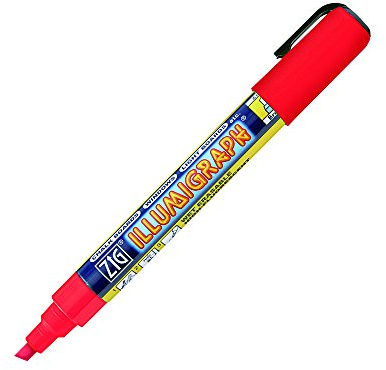 Kreidemarker 6 mm rot 1 Stück