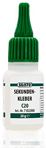 SILISTO Sekundenkleber 1x20g Transparent, Superkleber Dünnflüssig, Alleskleber - extrem starker Cyanacrylat Kleber - zum Kleben von Plastik, Kunststoff, Glas, Holz, Stein, Metall uvm.