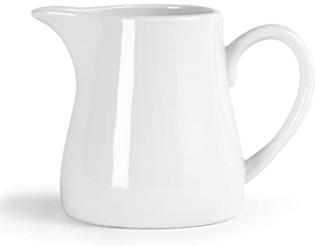 Olympia Whiteware Cream and Milk Jugs 305Ml 1075Oz Mug Cup Creamer Pitcher 6pc
