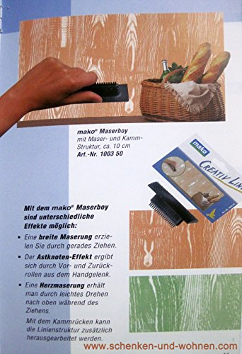 mako Maserboy; ca. 10 cm; Gummi-Strukturspachtel