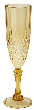 Talking Tables Party Porcelain Champagne Glass, Gold