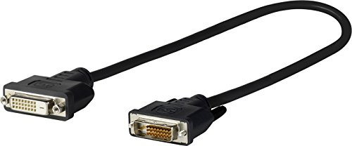 VivoLink prodviadapdvi 0.2 m DVI-D DVI-D DVI Black Cable – 0.2 M DVI (DVI-D, DVI-D Male, Female, Black)
