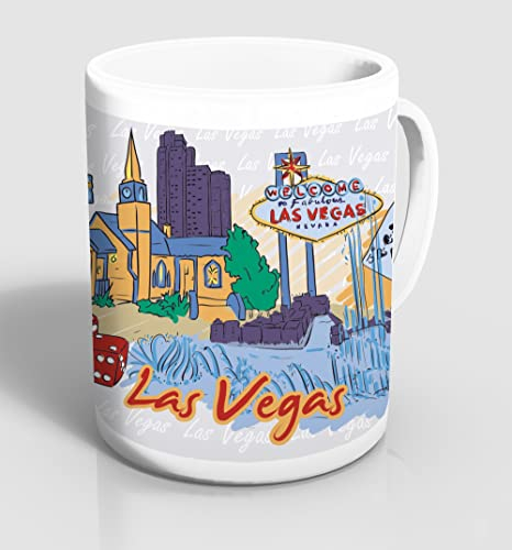 Tasse Las Vegas Zeichnung