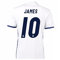 CBUJSS-Sports 2016 2017 Real Madrid CF 10 James Rodriguez casa Calcio Maglia in Bianco, Uomo, White, XL