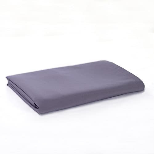Sonia Moer Super Soft Brushed Microfibre Flat Sheet - Non Iron Breathable Hypoallergenic Top Sheet - Single/Lavender
