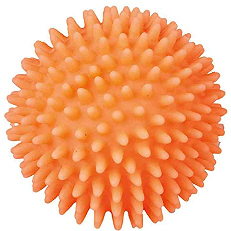 Trixie Igelball, Vinyl, ø 7 cm, orange, 3414, Hundespielzeug, Quietscher
