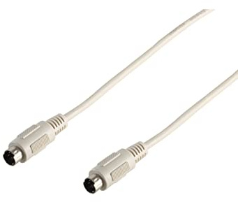 S-Conn PS2 Kabel, 2 x 6-pol. Mini DIN-Stecker 1,80m