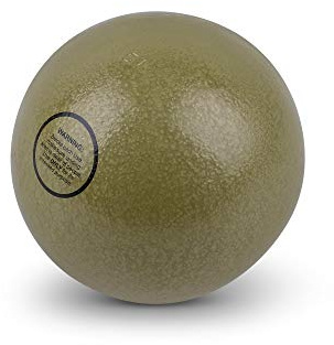Vinex Kugelstoßkugel aus Gusseisen, Wettkampf & Training, Präzisions-Stoßkugel nach WA-Standard,Idealer Schwerpunkt – 3kg, 4kg, 5kg, 6kg, 7,26kg & mehr, Leichtathletik Equipment für Schule & Verein