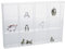 SAFE 5258 Klein-Vitrine aus Acrylglas – Staubgeschützte Vitrine ohne Rahmen, mit Schiebetür, 12 Fächer, zum Hängen & Stellen 350 x 240 x 45 mm