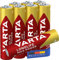 VARTA Piles AAA, lot de 8, Longlife Max Power, Alcalines, 1,5V, adaptées aux appareils photo numériques, contrôleurs, tensiomètres, Made in Germany