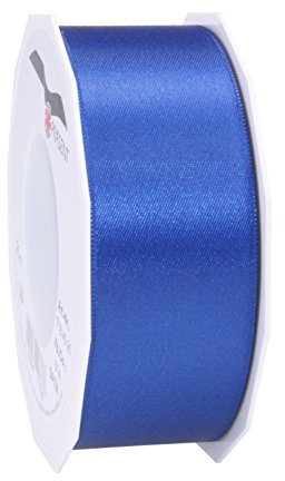 Präsent C.E. Pattberg Satin Royalblau, 25 m Satinband zum Einpacken von Geschenken, 40 mm Breite, Geschenkband zum Dekorieren & Basteln, Dekoband, Anlass